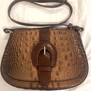 Brahmin small Nadine Saddle Parker - genuine leather NWT